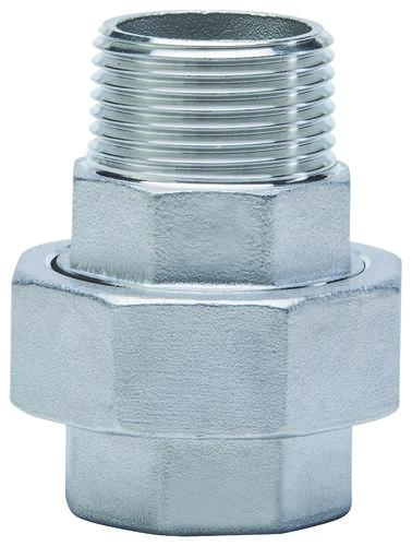 Raccord Inox union à visser MF1/2